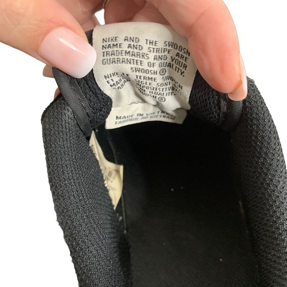 Nike Air Force 1 Low Top Shoes JUST DO IT Swoosh Black Size 5Y AO3977-001 - Picture 9 of 9